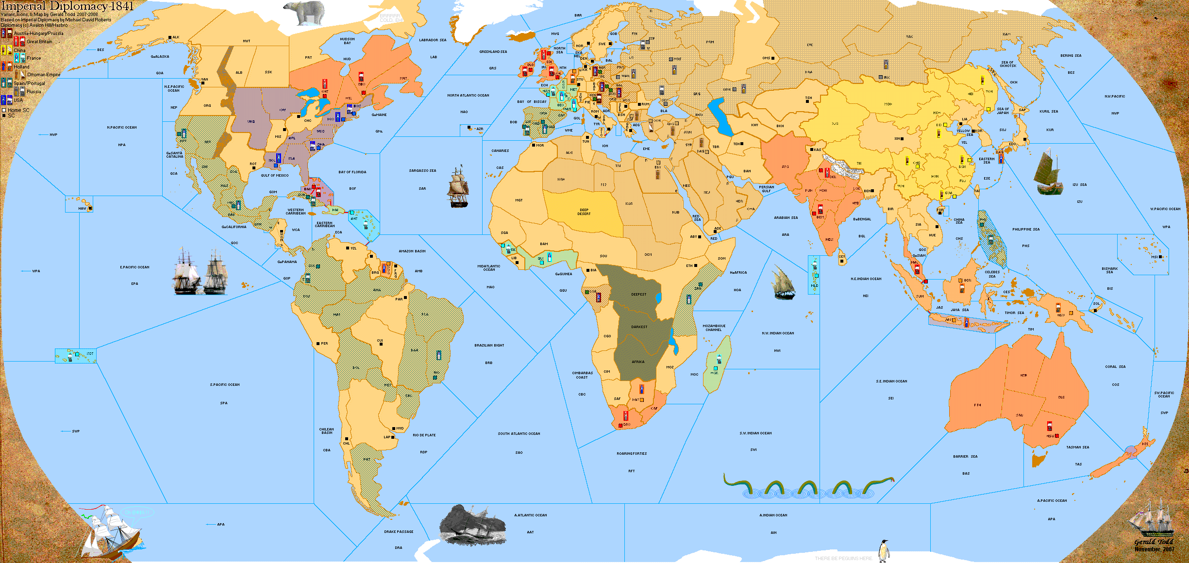 imperial diplomacy map